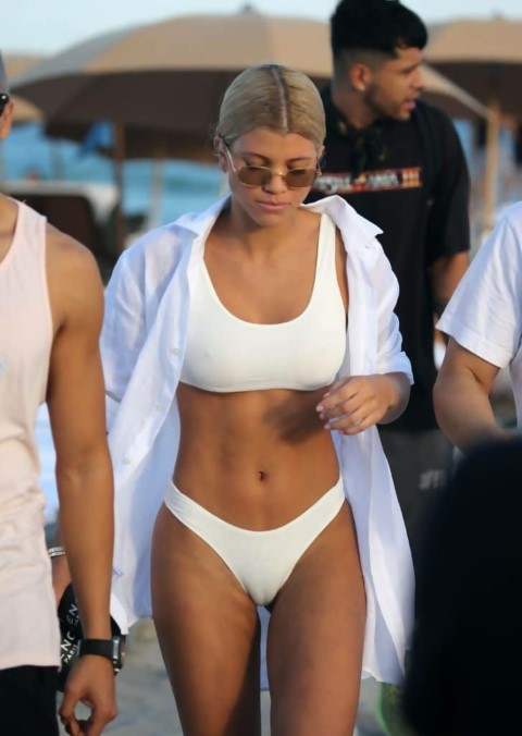 tight clothes sofia richie shows her cameltoe - Sofia Richie Nude Tits Sexy Pussy Pics